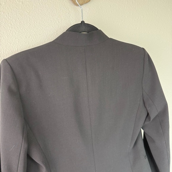 Theory Lanai Urban Wool Blend Blazer Jacket Black Business Casual Women’s 6 - Picture 12 of 13